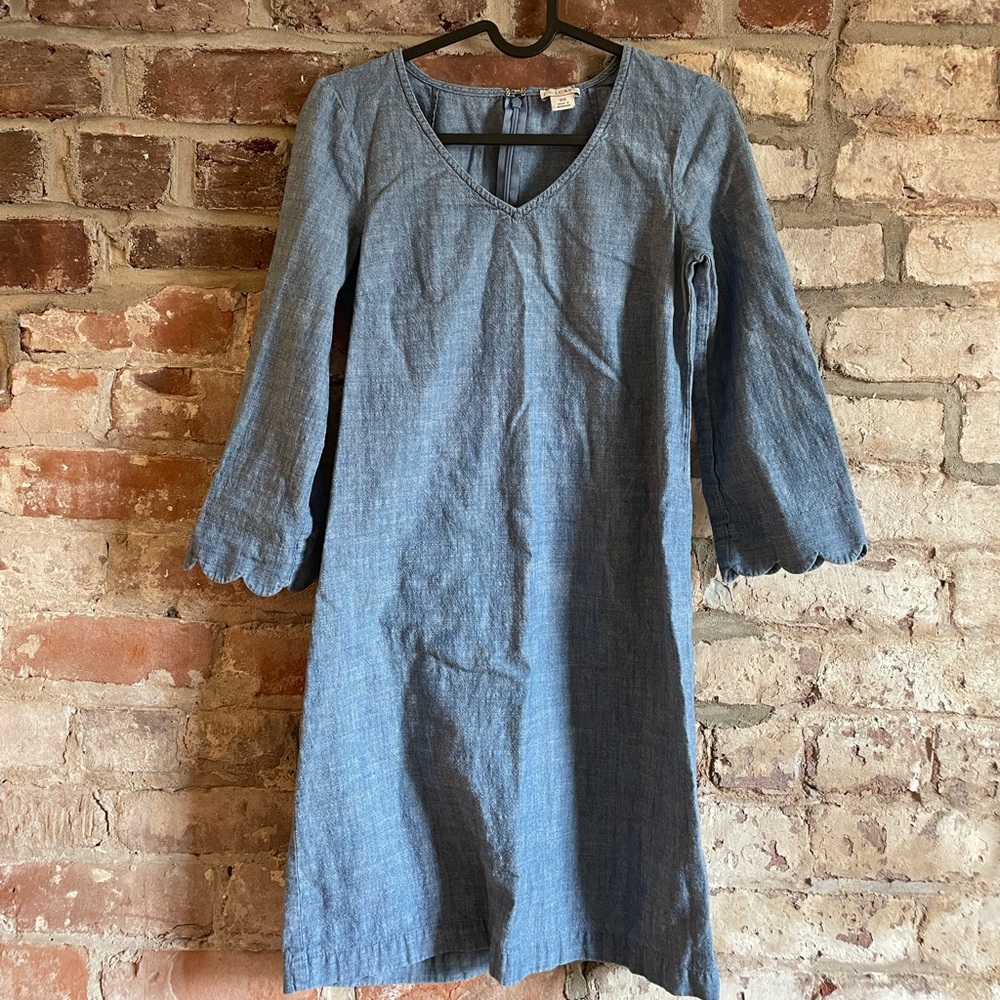 J Crew Factory Denim Dress